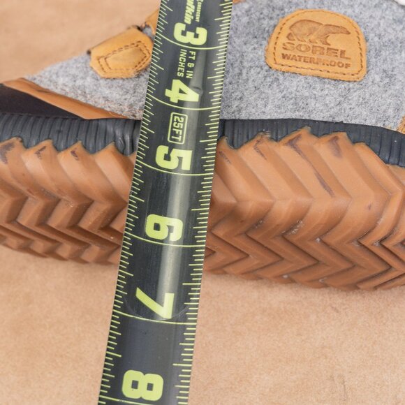 Sorel Women Out N Bout Plus Waterproof Lace-up Faux Fur lined Ankle Boots sz 7 - Picture 6 of 8